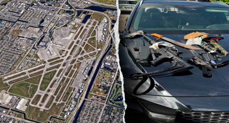 Man arrested with fully loaded AR-15 and knives outside Palm Beach airport frequented by Trump