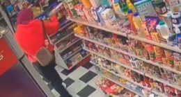 A critical incident has been declared in Sydney after a man died after falling from a unit balcony while he was being pursued by police.Police allege the man robbed a nearby grocery store with a knife before he fell from the home in Surry Hills about 9.10pm yesterday.