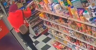 A critical incident has been declared in Sydney after a man died after falling from a unit balcony while he was being pursued by police.Police allege the man robbed a nearby grocery store with a knife before he fell from the home in Surry Hills about 9.10pm yesterday.