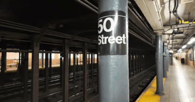 Man pushed onto train tracks at Midtown subway station in New York City, police say