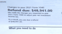 Manatee County woman receives $60k IRS refund check — a year late