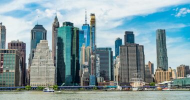 Manhattan's unfinished 670ft skyscraper that is 'shaped like a banana'