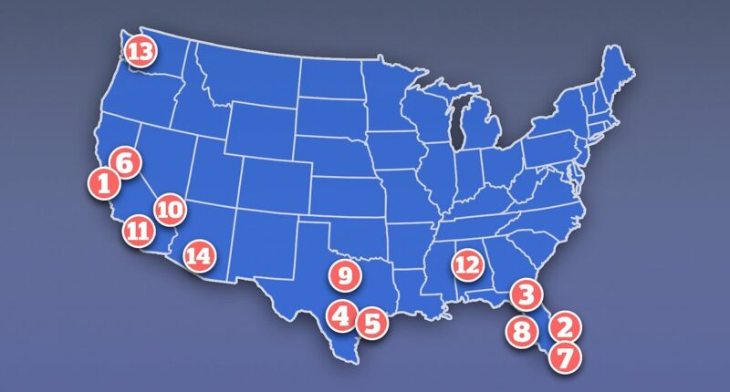 Map shows where home prices are tumbling fastest
