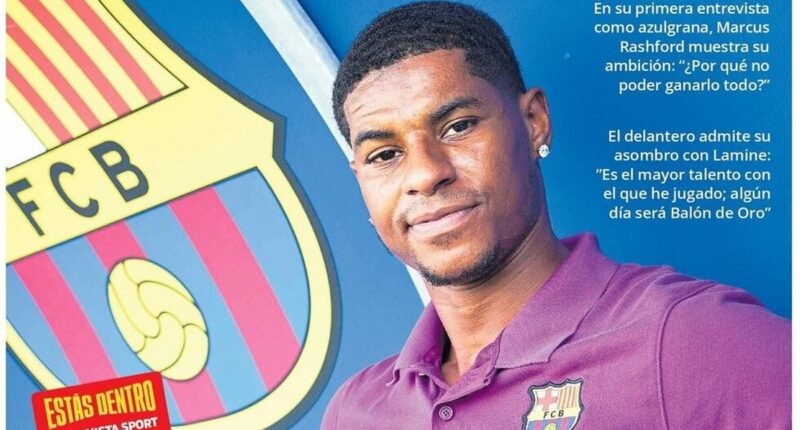 Marcus Rashford reveals motivation behind moving to Barcelona from Man United - and the bizarre nickname his new team-mates have given him