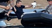 Matt Damon almost goes overboard on boozy Ibiza trip