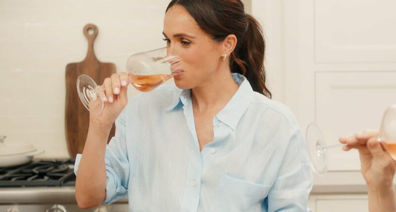 Meghan Markle raises a glass of rosé and frolicks in a sun-soaked garden as Duchess teases new As Ever release on the eve of her 44th birthday
