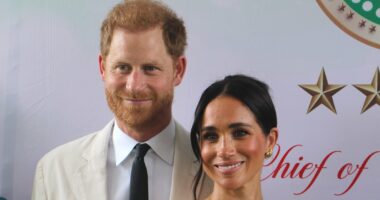 Meghan Markle thanks Prince Harry for making 44th birthday 'so special' as she blows out her candles
