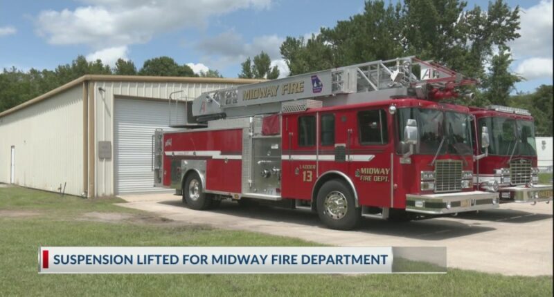 Midway Fire Department operational after months on suspension
