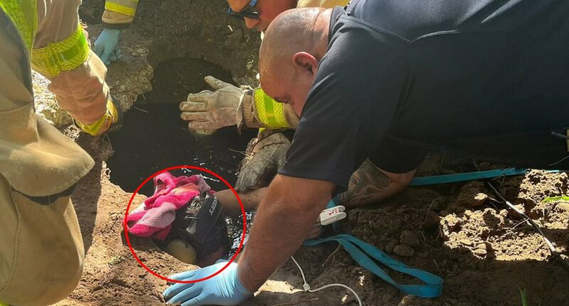 Missing man heard calling for help underground after bizarre accident