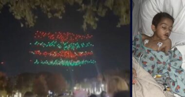 Mom files lawsuit after son injured at holiday drone show
