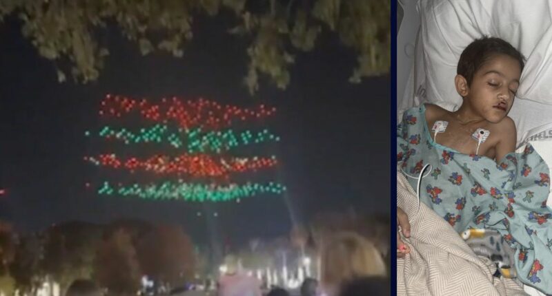 Mom files lawsuit after son injured at holiday drone show