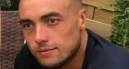 Moment dog walker is chased by three men minutes before being stabbed