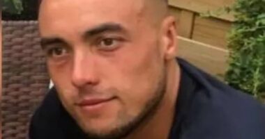 Moment dog walker is chased by three men minutes before being stabbed