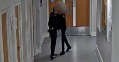 Moment teen fights with Harvey Willgoose before stabbing him