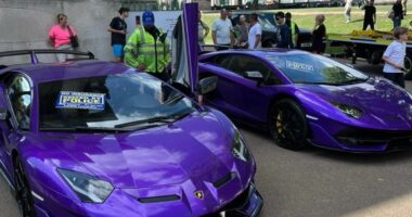 More than 70 supercars worth £7m seized in London