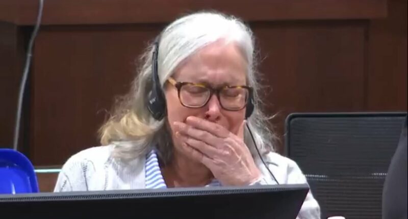 Mother-in-law weeps uncontrollably during trial for murder-for-hire