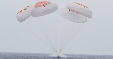 NASA astronauts return to Earth with SpaceX after 5 months at space station