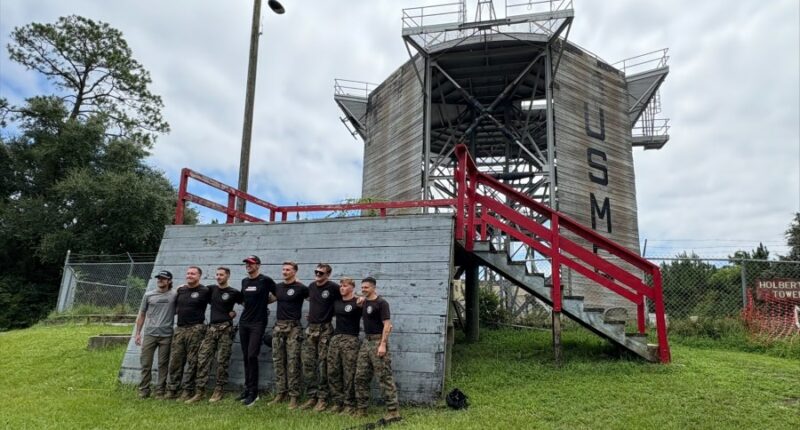 NASCAR drivers trade keys for the real Marine experience