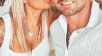 Footy star Kevin Foran (pictured with his wife Karina) has opened up on the mental health issues he ahs struggled with as he hopes to inspire others to speak out about their struggles and also seek help