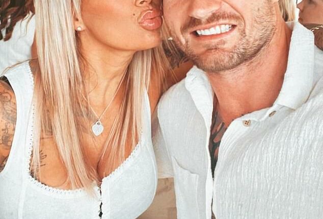 Footy star Kevin Foran (pictured with his wife Karina) has opened up on the mental health issues he ahs struggled with as he hopes to inspire others to speak out about their struggles and also seek help