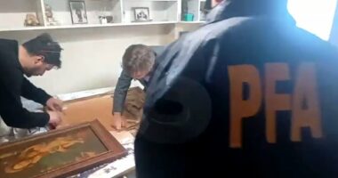Nasty shock for cops raiding Nazi heiress home to get stolen painting