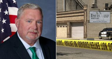 Nearly 20 decomposing bodies found stashed in hidden room of funeral home run by county coroner