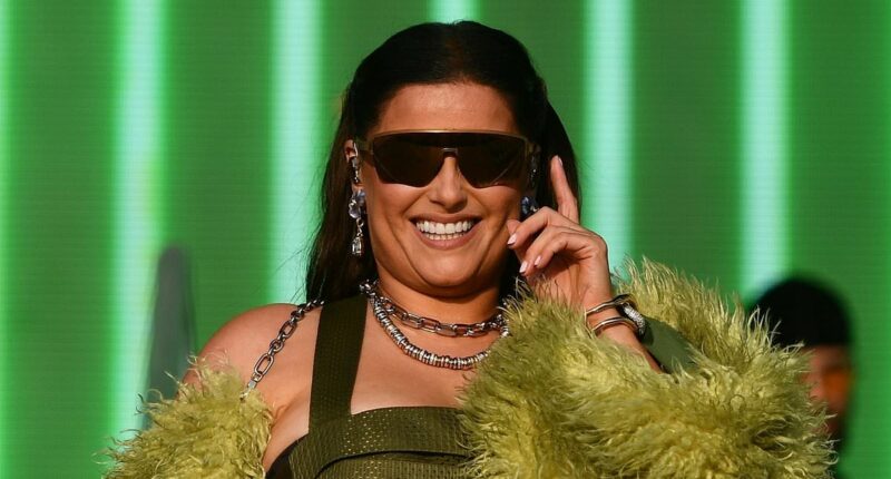 Nelly Furtado, 47, rocks ruffled hotpants at Boardmasters Festival