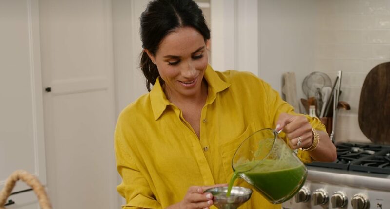 Netflix viewers baffled by Meghan Markle's comment about 'favourite' green juice she has instead of coffee