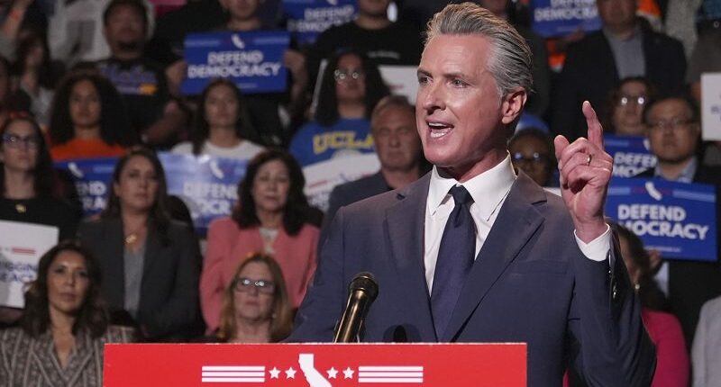 Newsom teases MAGA-like campaign merchandise