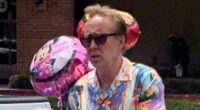 Nicolas Cage, 61, makes the rare move of wearing bright colors