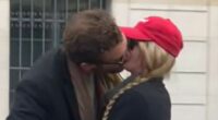 PICTURED: Sophie Turner shares passionate kiss with Peregrine Pearson