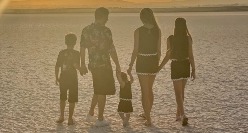 Peter Andre gives an insight into family holiday with wife Emily