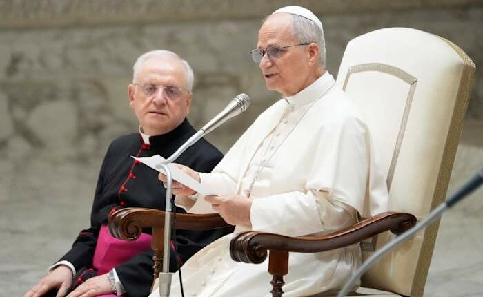 Pope Leo XIV denounces 'pandemic of arms' as he prays for victims of Minnesota school shooting