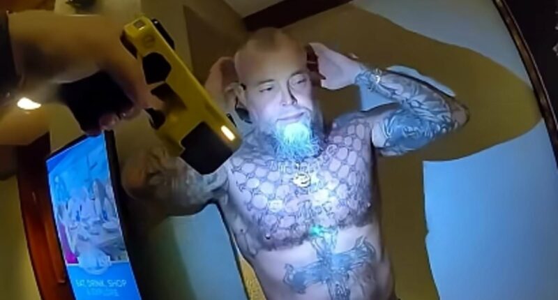Powerball winner filmed kicking cop in FACE day after winning jackpot