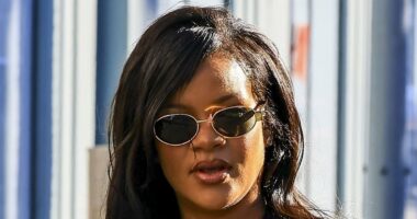 Pregnant Rihanna shows off bump as she shops at pricey baby boutique