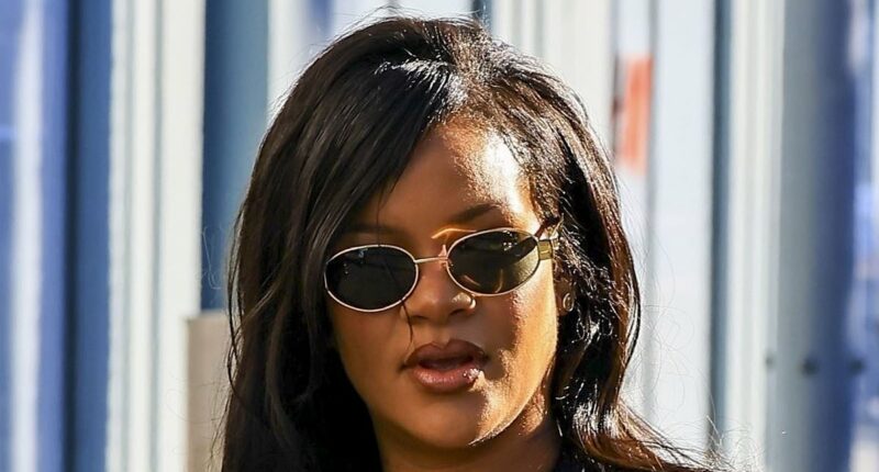 Pregnant Rihanna shows off bump as she shops at pricey baby boutique