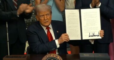 President Trump signs executive order creating task force for 2028 Olympics in Los Angeles