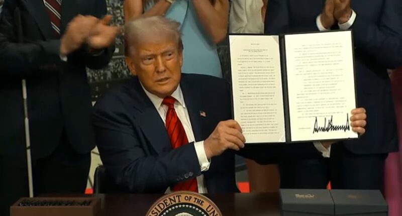 President Trump signs executive order creating task force for 2028 Olympics in Los Angeles