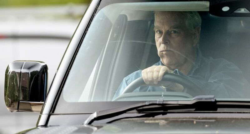 Prince Andrew appears moody as he steps out with Sarah Ferguson for the first time after the release of a scathing new biography about disgraced Duke of York