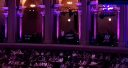 Pro-Palestine protestors halt Proms Albert Hall concert
