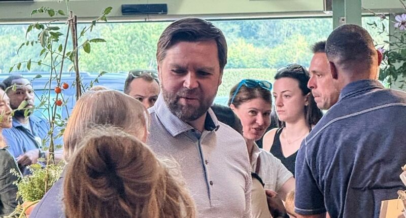 Protesters hold 'not welcome party' for JD Vance in the Cotswolds