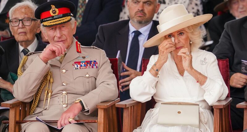 ROBERT HARDMAN: Queen Camilla's tears as VJ Day hero salutes King