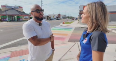 Rainbow returns to Orlando crosswalk after Florida paints over tribute to Pulse victims