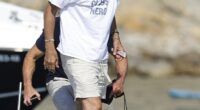 Rita Ora's husband had a rather tone-deaf choice of apparel for Chris Hemsworth's star-studded birthday boating trip