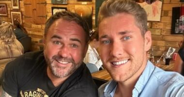 Rugby legend Scott Quinnell's son is a 7ft-tall drag queen