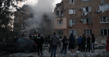 Russian attack kills 10, injures 38 others in Kyiv, Ukrainian officials say