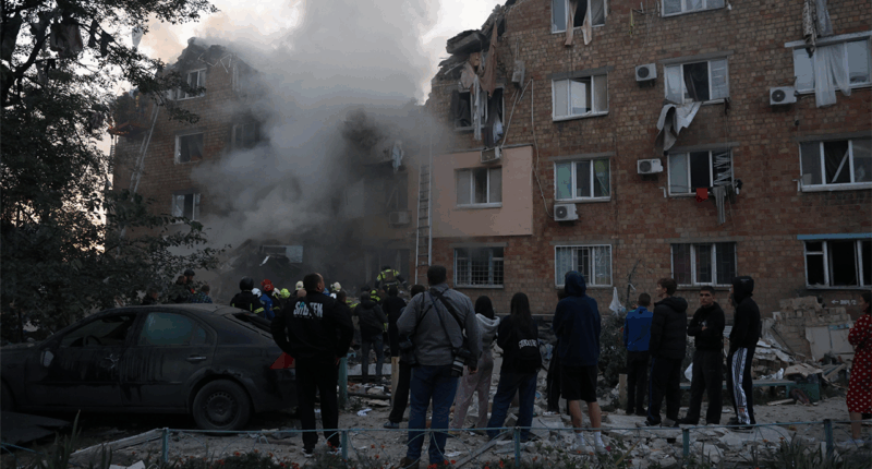 Russian attack kills 10, injures 38 others in Kyiv, Ukrainian officials say