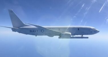 Russian fighter jet buzzes US anti-submarine spy plane over Black Sea