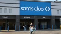 Exterior of a Sam's Club store.