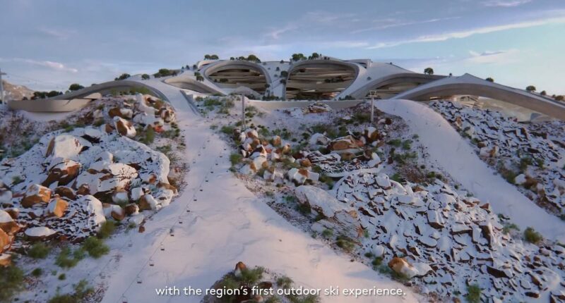 Saudi Arabia 'struggling to build desert ski resort for Winter Games